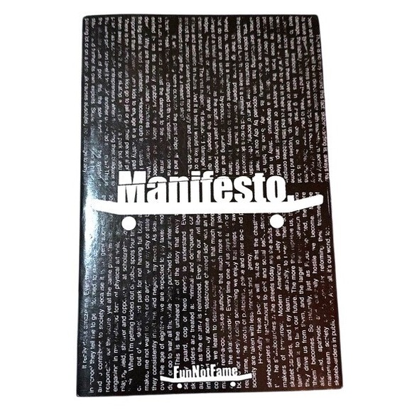 FunNotFame Other - Manifesto FunNotFame Skateboarding Book Signed FTC Edition #1 Paperback